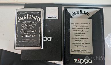 ZIPPO ORIGINALE  NUOVO JACK DANIEL’S and OLD NO. 7