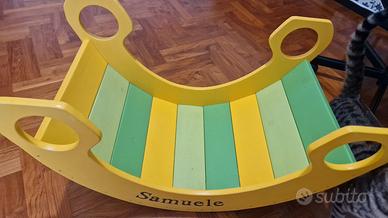 arco montessoriano per bambini dondolo