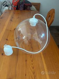 Lampadario in vetro