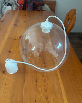 Lampadario in vetro