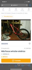 Bici elettrica focus