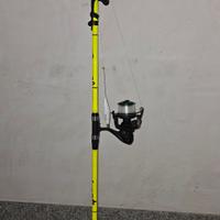 canna da pesca e mulinello 