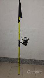 canna da pesca e mulinello 