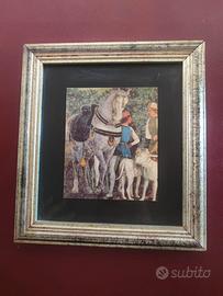 Stampa dettaglio affresco di Andrea Mantegna