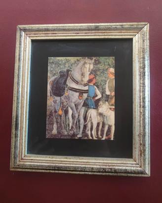 Stampa dettaglio affresco di Andrea Mantegna