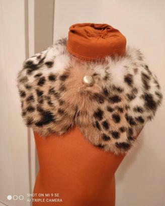 colletto da bambina in pelle 