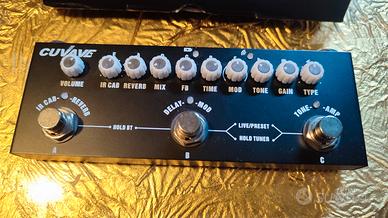 pedaliera multieffetto chitarra CUVAVE 