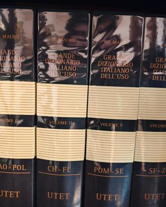 6 vol.grande dizionario italiano dell' uso Utet