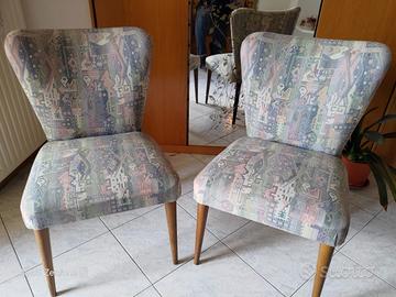Coppia poltroncine anni 60 restaurate