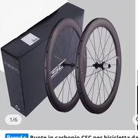 Ruote in carbonio per bici da corsa