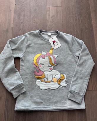 Felpa nuova bambina 10 anni di Melby