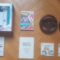 Lotto di videogiochi e accessori per Nintendo Wii