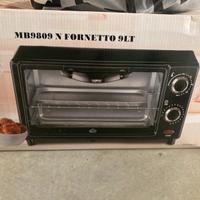 Forno elettrico 9 lt con termostato regolabile DCG