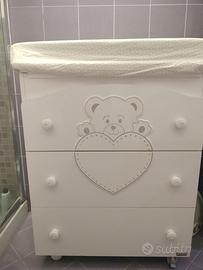 Culla e fasciatoio “Erbesi”