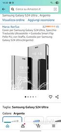 custodia Samsung Galaxy S24 ultra a specchio 