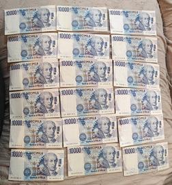 lotto banconote 10.000 lire