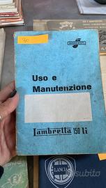 Libretto uso e manutenzione Lambretta 150 Li