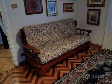 DIVANO LETTO IN LEGNO
