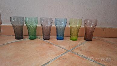6 bicchieri coca cola