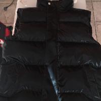 smanicato piumino nero