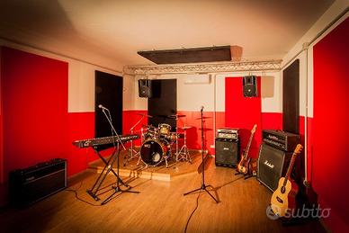 Studio di registrazione sala prove musicale