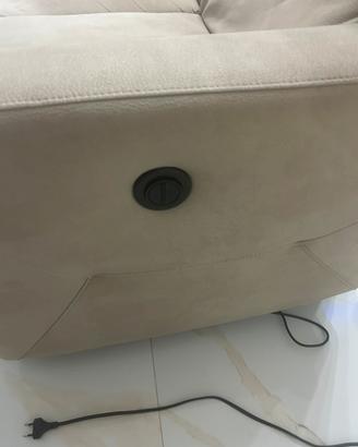 Divano relax recliner elettrico