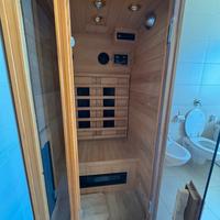 Sauna ad infrarossi 2 posti in legno