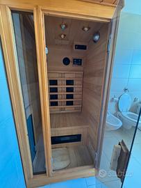 Sauna ad infrarossi 2 posti in legno