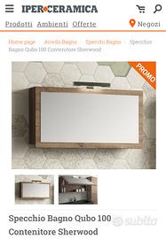 Specchio bagno IPERCERAMICA