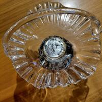 cestino decorativo in vetro soffiato 