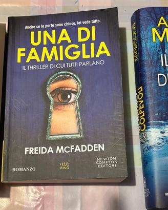 Libri A.Manzini,Freida Mcfadden e A.Marsons