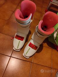 Scarponi da Sci Vintage Salomon 37