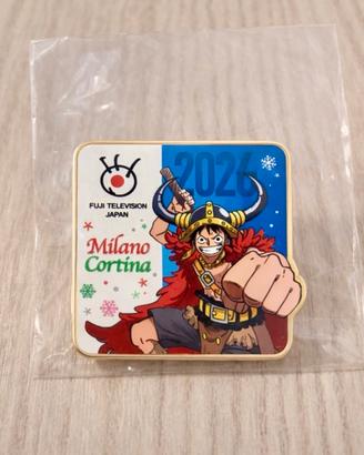 Spilla milano cortina 2026 One Piece