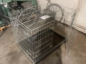 Trasportino per cane xxl in acciacio richoudibile