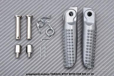 poggiapiedi pedane YAMAHA MT07 MT09 XSR 900 21 25
