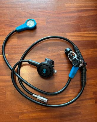 Scubapro MK20 + G250 completi con octopus e manome