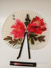 coppia ventagli decorati