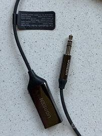 UGREEN Ricevitore Bluetooth 6.0 Jack AUX USB Bluet