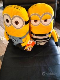 Set 2 Peluche Minion Bob e Minions galeotto h 30cm