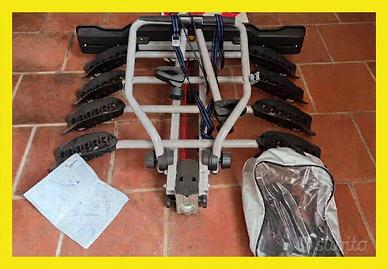 Portabici da gancio traino per auto - 4 bici