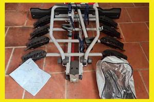 Portabici da gancio traino per auto - 4 bici