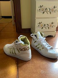 Adidas bianche e oro