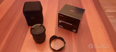 Obiettivo grandangolo Sigma 10-20 per Canon