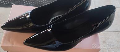 *Scarpe décolleté nere vernice taglia 40 – nuove*