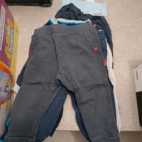 pantaloni bambino 24 mesi 10 paia 