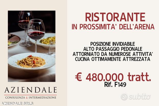 Ristorante prossimita' arena - location unica