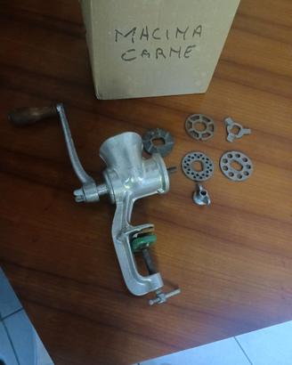 Macchinetta macina carne manuale, marca 3 stelle