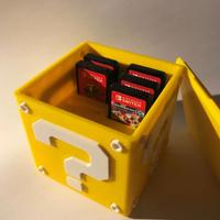 Porta giochi nintendo switch super mario cubo