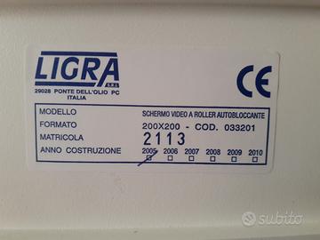 LIGRA Schermo Video Per Videoproiettore