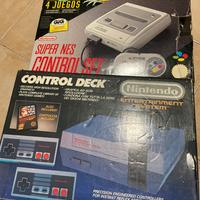 Nintendo NES + Nintendo SNES console retr